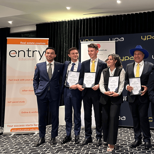 Sam Scicluna with new auctioneer graduates from 2024 YPA Auctioneer Competition Sam Scicluna with new auctioneer graduates from 2024 YPA Auctioneer Competition